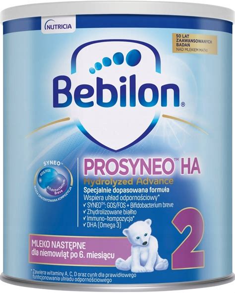 Bebilon Prosyneo HA 2 DHA Mleko Natępne 400g 13706723646 Allegro pl