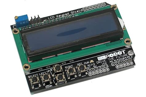 ARDUINO COMPATIBLE LCD 2X16 SHIELD WITH 6 BUTTONS - PARTCO