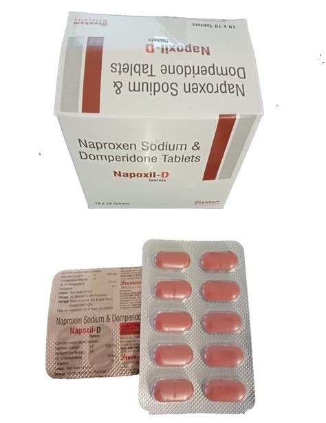 Napoxii D 500mg Naproxen Sodium Tablets Rs 1490 Box Stenkem Molecules