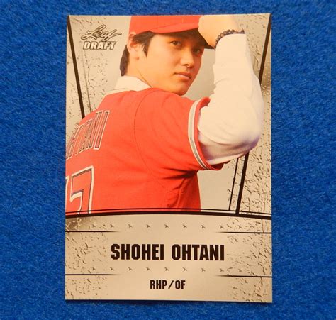 Shohei Ohtani Leaf Draft Rookie Baseball Card Ds Jbvalu