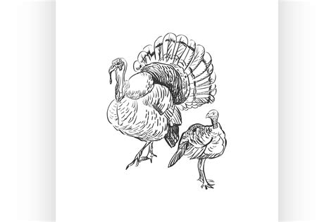 Turkey Doodle By Netkoff Thehungryjpeg