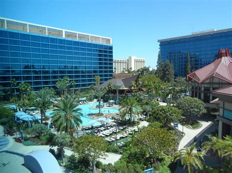 Disneyland Hotel Pool Complex View - BM - JetsettingBen