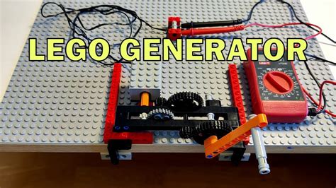 Building A Lego Generator With Detailed Instructions Youtube