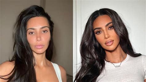 Kim Kardashian Irriconoscibile Senza Trucco La Trasformazione Prima E