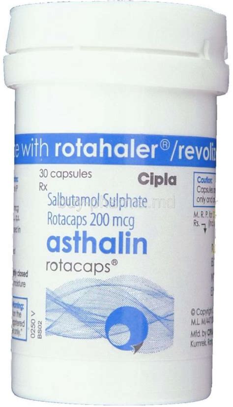 Asthalin Rotacap CIPLA FITBYNET