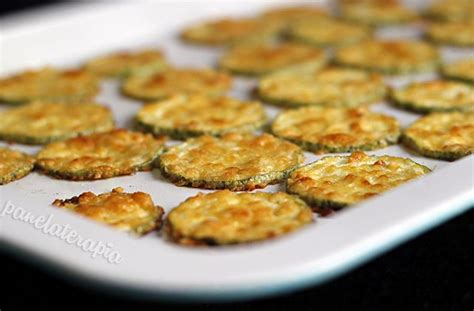 Chips de Abobrinha Parmesão Panelaterapia