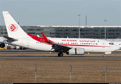 7T VKT Air Algérie Boeing 737 7D6C WL Photo by Marcel Rudolf ID