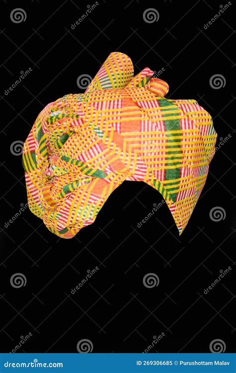 Indian decorative turban stock image. Image of design - 269306685