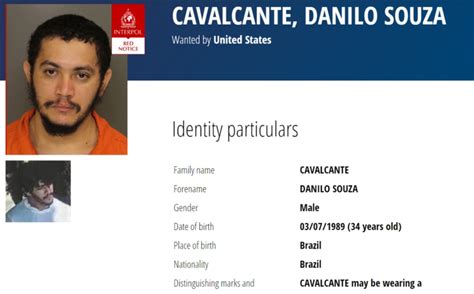 Danilo Cavalcante O Fugitivo Brasileiro Nos Eua Inclu Do Na Lista