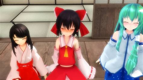 【東方mmd】博麗神社のとある日【mmd紙芝居】 Youtube