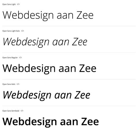 Hoe Kies Je Een Lettertype Voor Je Website Webdesign Aan Zee