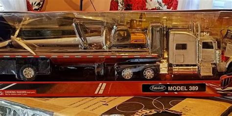 Brandnew New Ray Peterbilt Flatbed W Wind Turbine Hobbies Toys