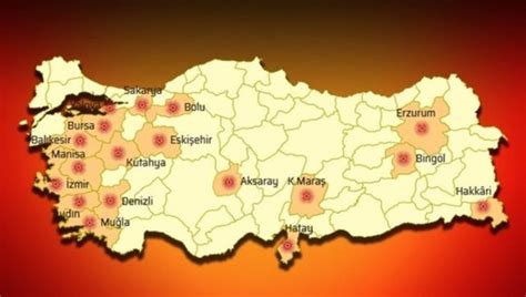 Konya Fay Hatti Har Tasi Mta Diri Fay Hatt Ile Deprem Risk