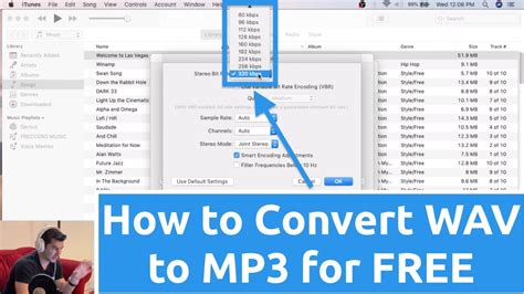 How To Convert WAV To MP3 For FREE With ITunes YouTube