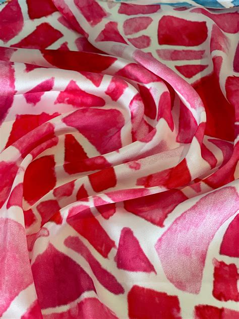 mini sweet triangles silk satin dress fabric etsy