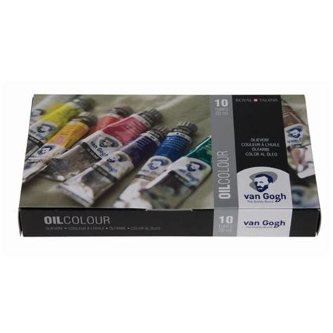 Royal Talens Van Gogh Oil Paint Set Of 10 Tubes