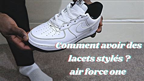 Diff Rentes Mani Res De Faire Les Lacets Pour Tre Styl E Air Force