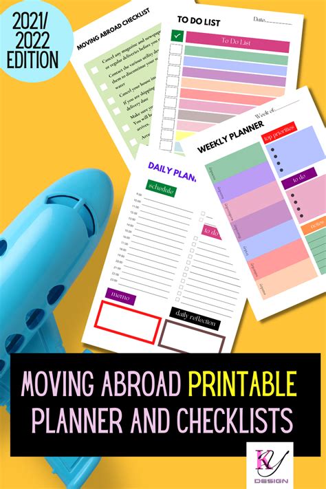 Printable Moving Checklist Moving Abroad Checklist Moving Abroad