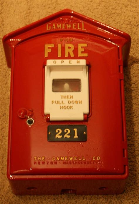 Antique Vintage Working Gamewell Fire Alarm Telegraph Call Box Artofit