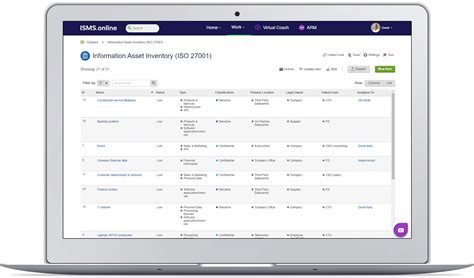 Iso 27001 Asset Register Template