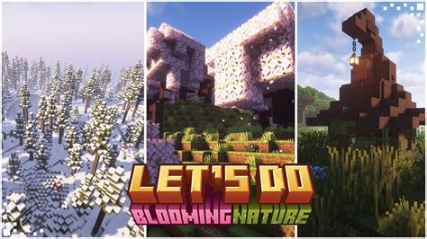 Let's Do Blooming Nature (Minecraft Mod Showcase) | New Biomes ...