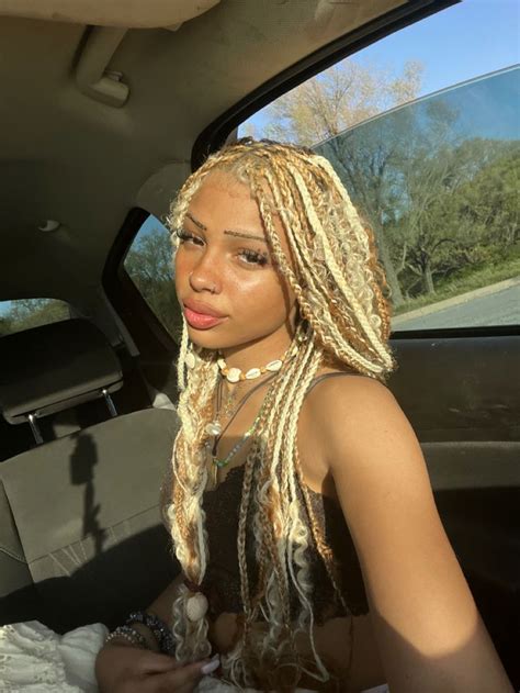 Blonde Hair Blonde Goddess Braids Boho Blonde 27 Curly End Braids