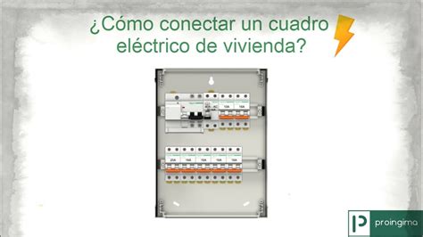 Cómo conectar un cuadro eléctrico de vivienda YouTube