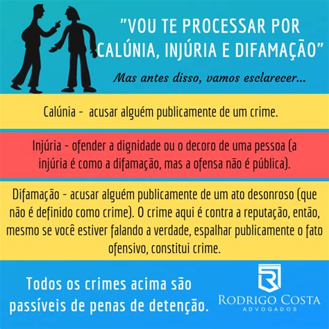 Calúnia Difamação E Injúria Tudo Sobre Os Crimes Contra A Honra