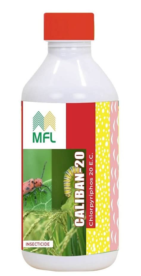 Chlorpyrifos 20 Ec Insecticide Caliban 20 1l At Rs 250bottle In Indore