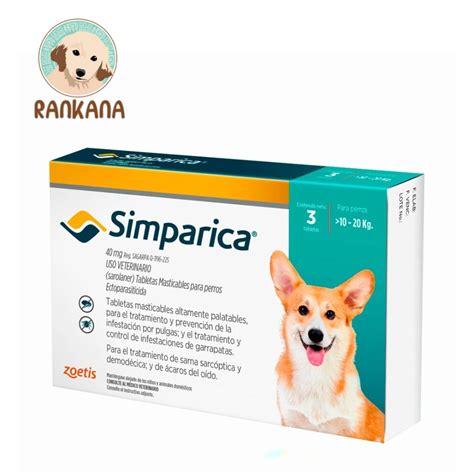 Ripley ANTIPULGAS PERRO SIMPARICA TABLETA 10 A 20 KG 3