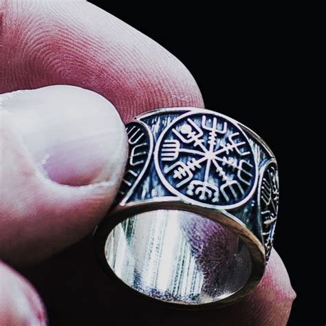 Bague Viking Les Cercles Vegvisir