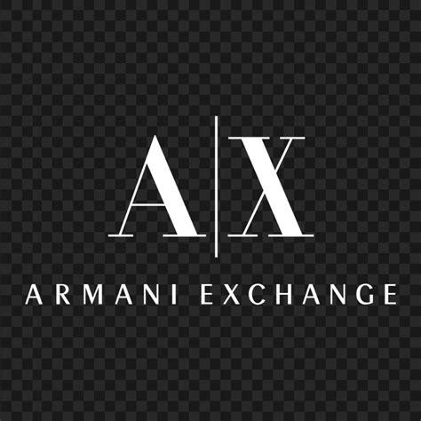 Armani Exchange White Logo FREE PNG | Citypng