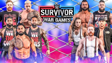 Wwe 2k22 The Bloodline Vs Team Brawling Brutes Wwe Survivor Series