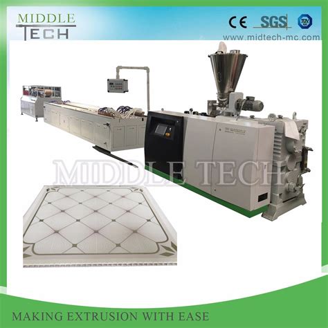 Plastic PVC Ceiling Wall Panel Board Profile Extruding Equipment