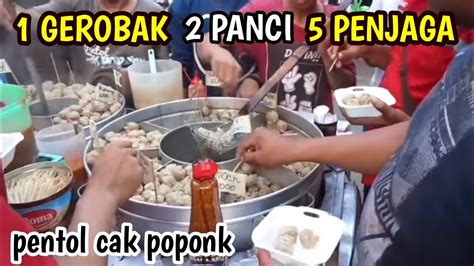 Ramai Bener Pentol Seafood Paling Laris Gresik Pentol Cak Poponk