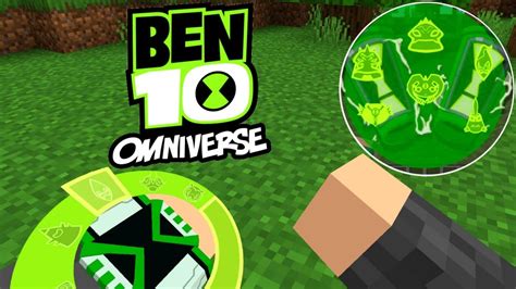 SAIU MELHOR ADDON DO BEN 10 OMNIVERSE PARA MINECRAFT YouTube