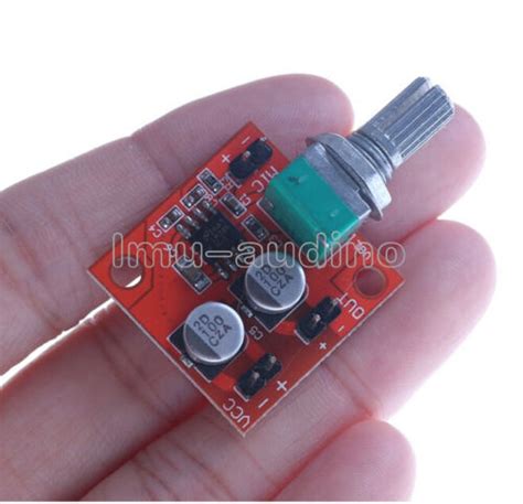 Lm386 Power Amplifier Board Mono 0 5w Mini Amplifier Speaker Module Dc4 12v Ebay