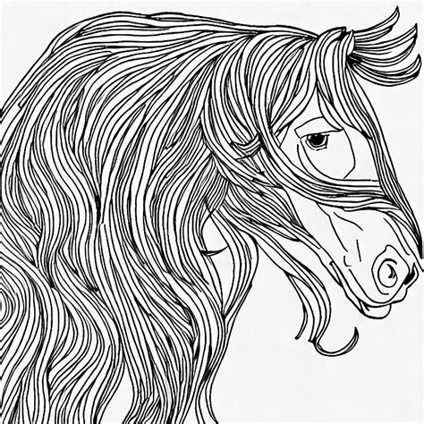 Horses Coloring Page Color Anything