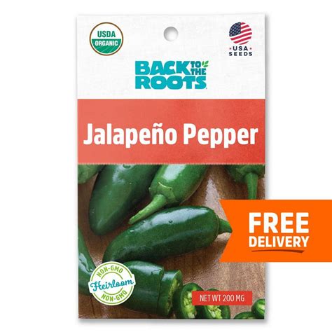 Organic Jalapeno Pepper Seed 1 Pack