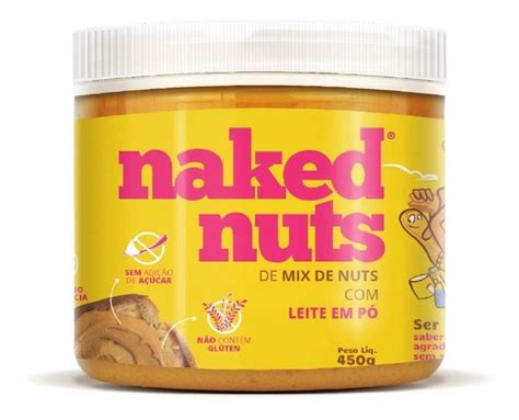 Pasta De Mix De Nuts Leite Em Pó Naked Nuts 450g Comida Vegana