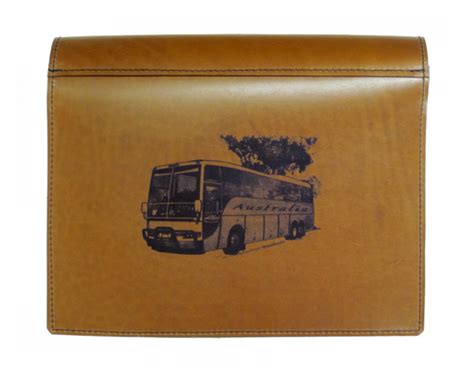 Truck Log Book Cover Bus - UNDERHIDE LEATHER