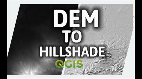 5a Mengubah Data DEM Ke Hillshade Pada Software QGIS Part 1 YouTube