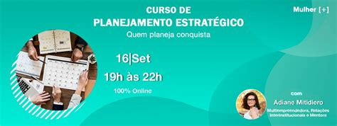 Curso De Planejamento Estrat Gico Online Ao Vivo Eventou