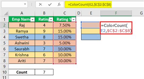 How To Count Cells With Color In Excel