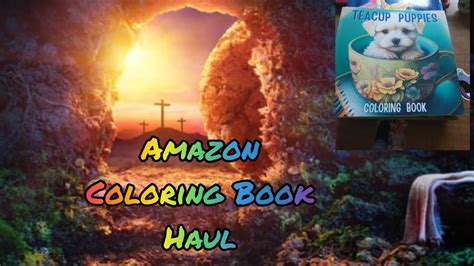 Amazon Coloring Book Haul Youtube