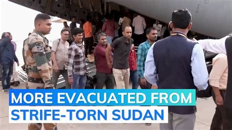 Operation Kaveri Third Batch Of Indians Returns Home From Sudan Youtube