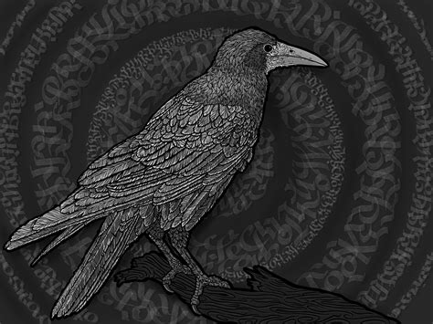 Raven. Illustration. on Behance