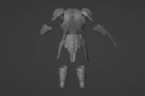 D File Predator Body Armor From Pradator Hunting Grounds Game D