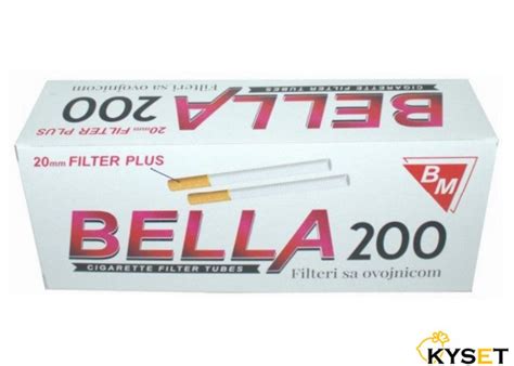Сигаретні гільзи Bella 200 20мм — купити в Kyset.com.ua