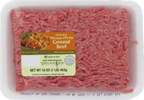 Kroger® Ground Beef 85 Lean 3 Lb Tray Fred Meyer